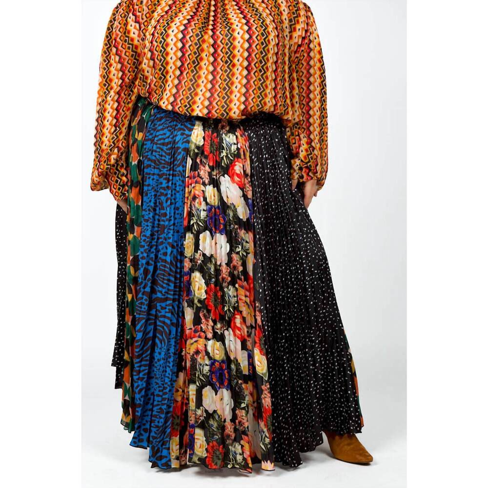 NEW VERB women's maxi printed skirt in johanna